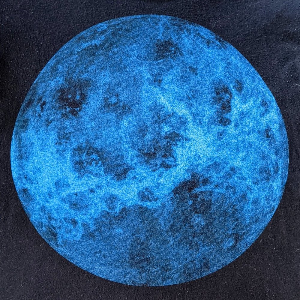 Threadless Moon tee XL black Rare